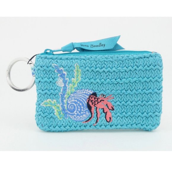Vera Bradley Accessories - Vera Bradley Antilles Treasure Straw Zip Id NWT